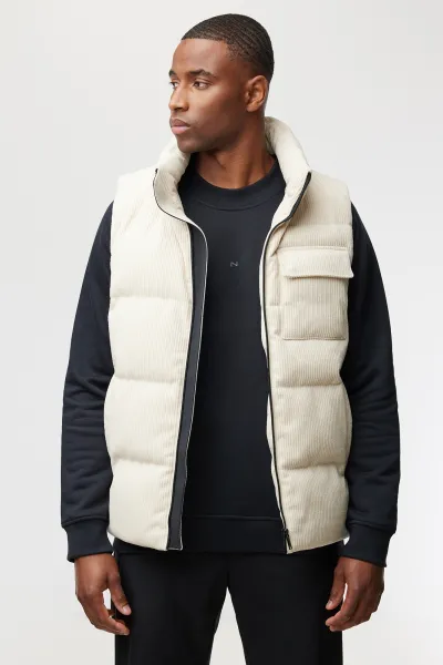 Corduroy Bodywarmer | Beige