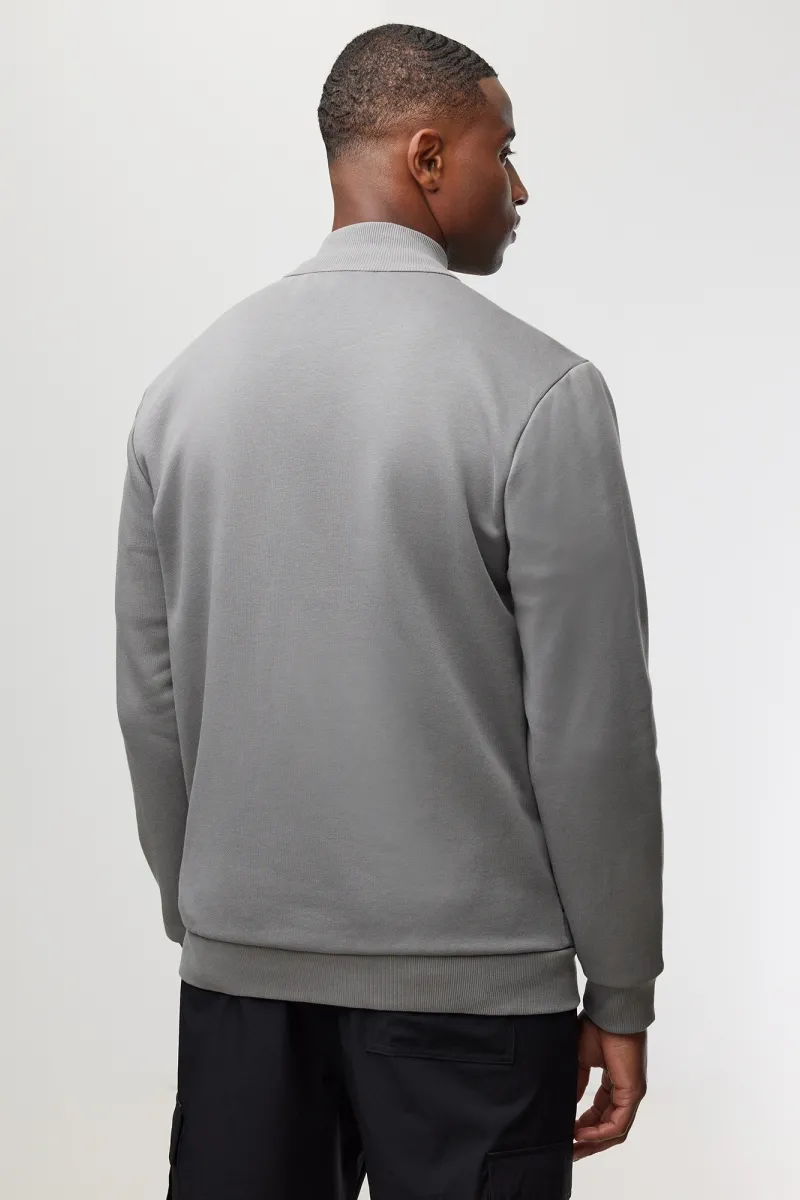 Jacket Material Mix | Grijs