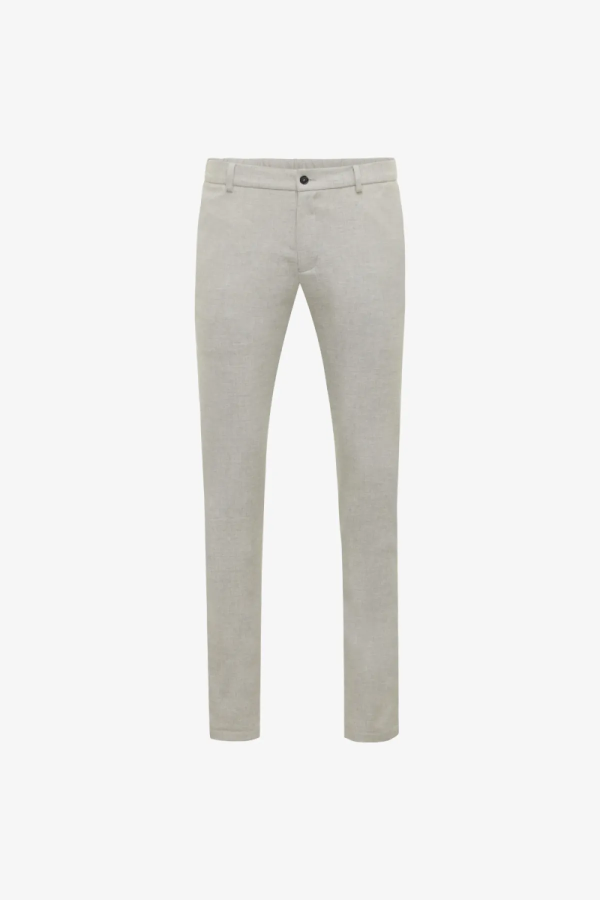 Wool Mix Trousers | Lichtgrijs