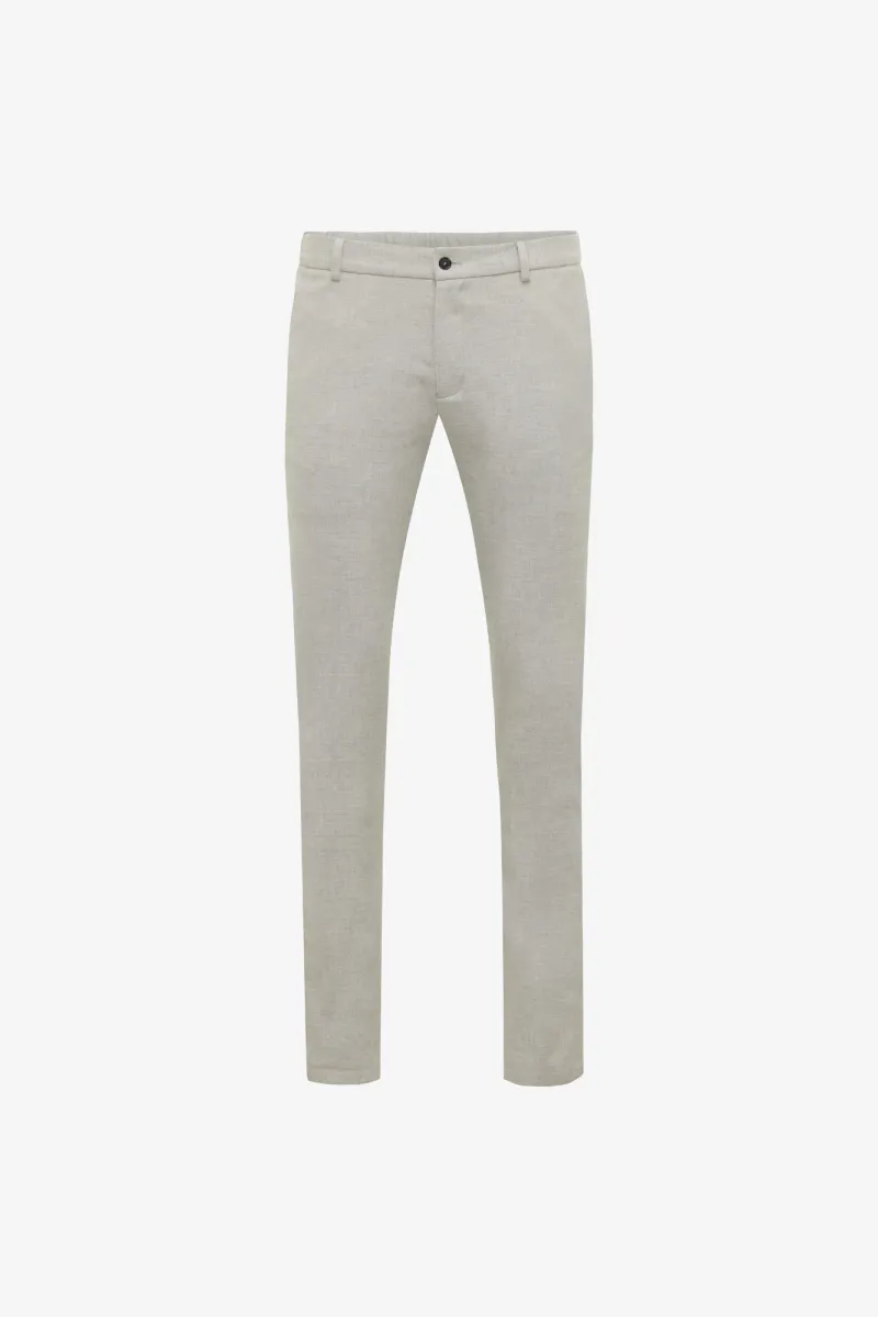 Wool Mix Trousers | Lichtgrijs