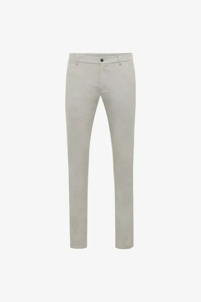 Wool Mix Trousers | Lichtgrijs