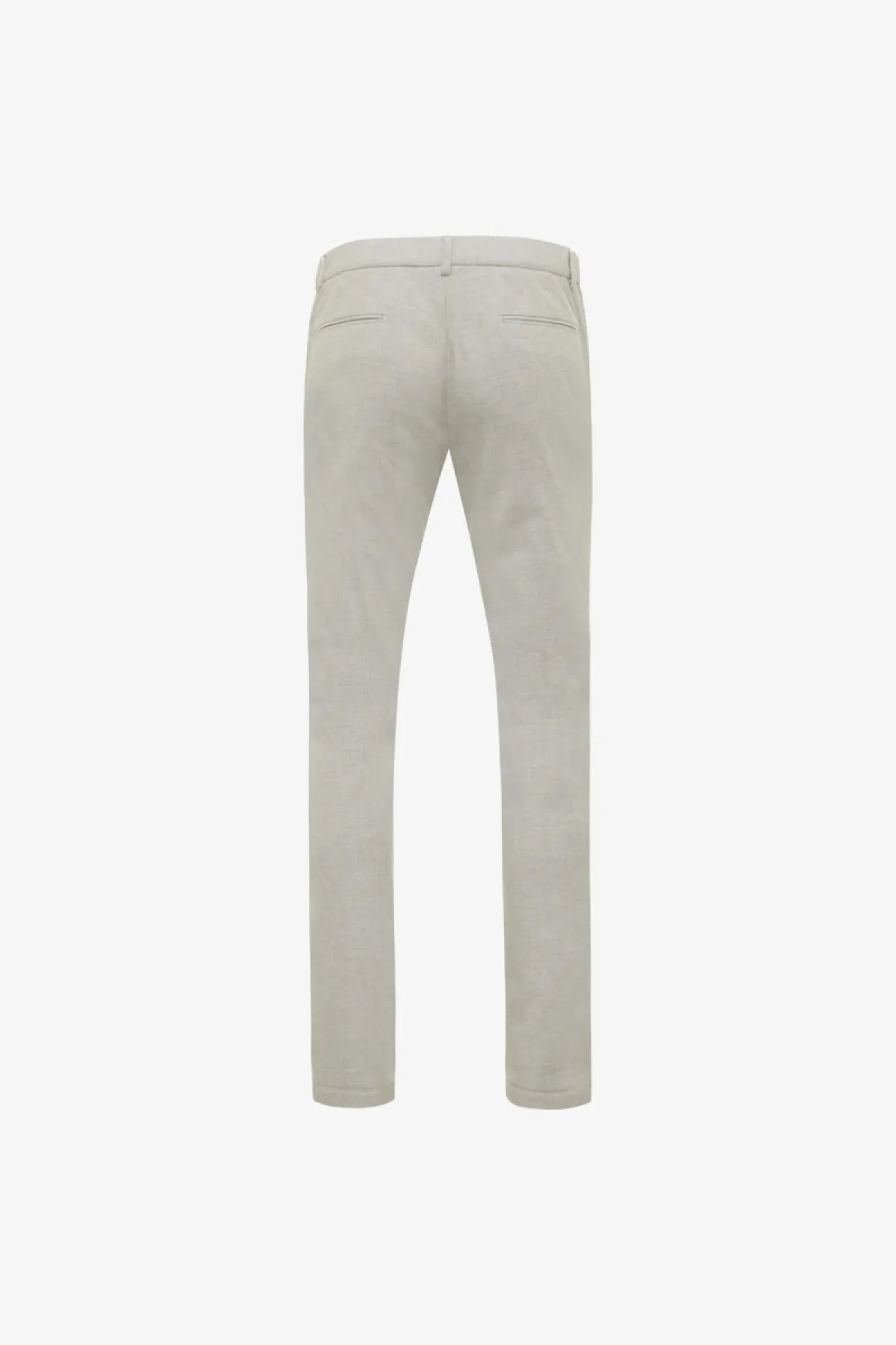 Wool Mix Trousers | Lichtgrijs