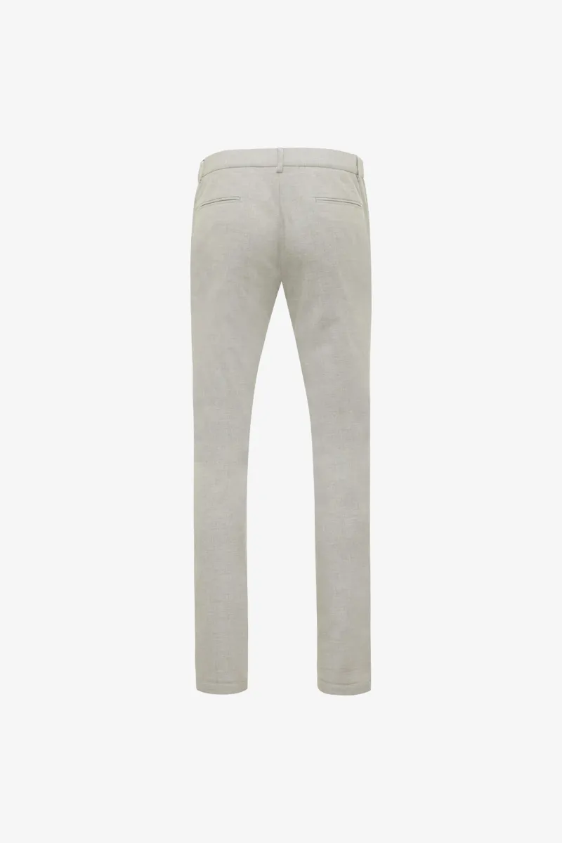 Wool Mix Trousers | Lichtgrijs