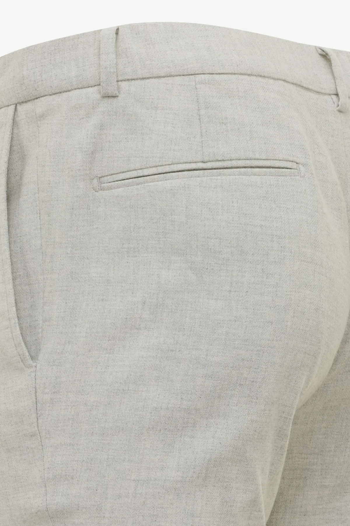 Wool Mix Trousers | Lichtgrijs