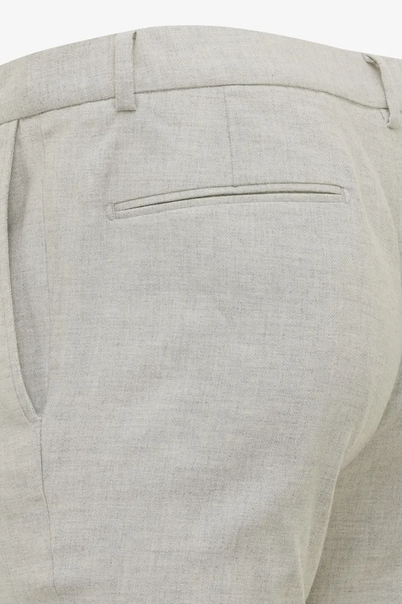 Wool Mix Trousers | Lichtgrijs