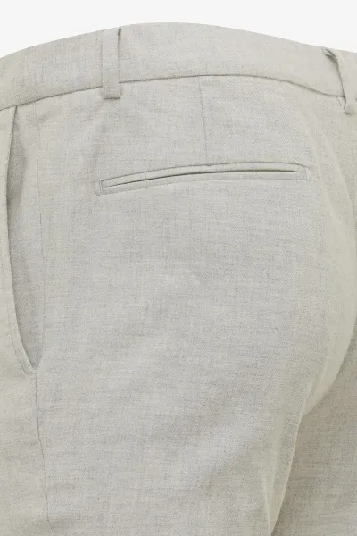Wool Mix Trousers | Lichtgrijs