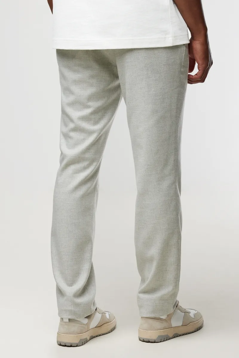 Wool Mix Trousers | Lichtgrijs