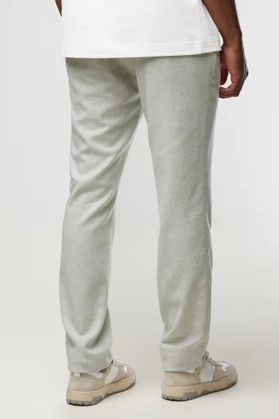 Wool Mix Trousers | Lichtgrijs