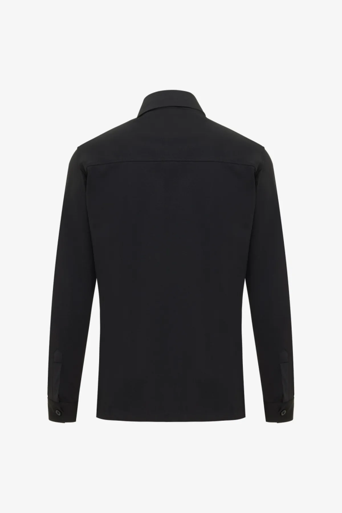 Zip Overshirt | Zwart