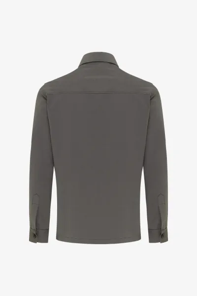 Zip Overshirt | Groen