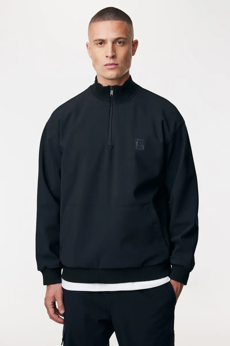 Monogram Anorak | Zwart