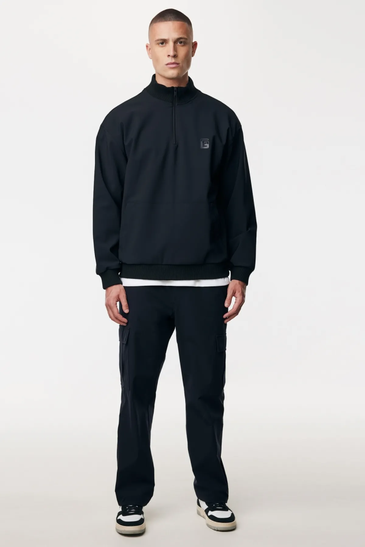 Monogram Anorak | Zwart