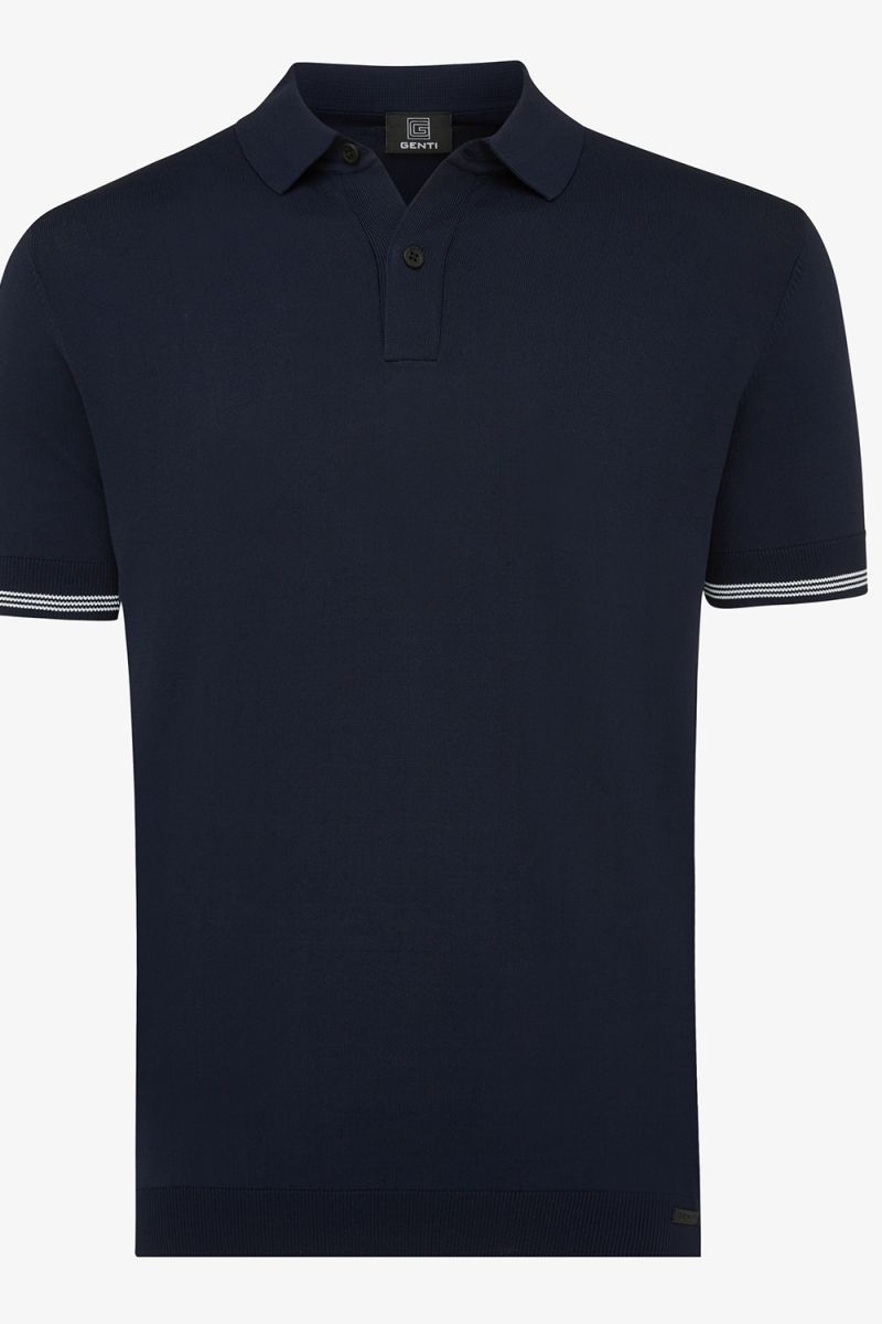 COOL DRY POLO DONKERBLAUW
