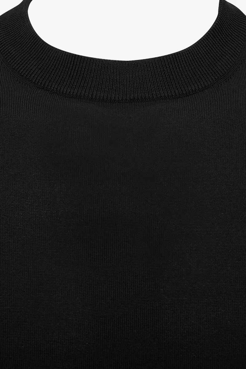 Cool dry crewneck  | Zwart