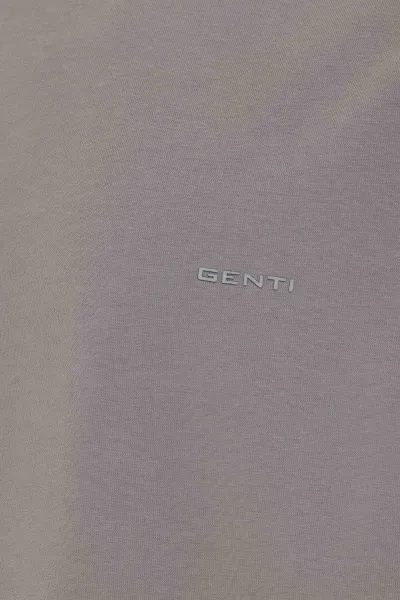 T-shirt flowerprint | Grijs