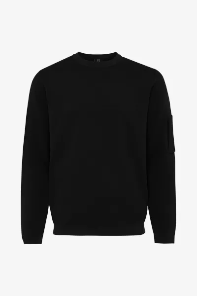 Cool dry Heavy Crewneck | Zwart