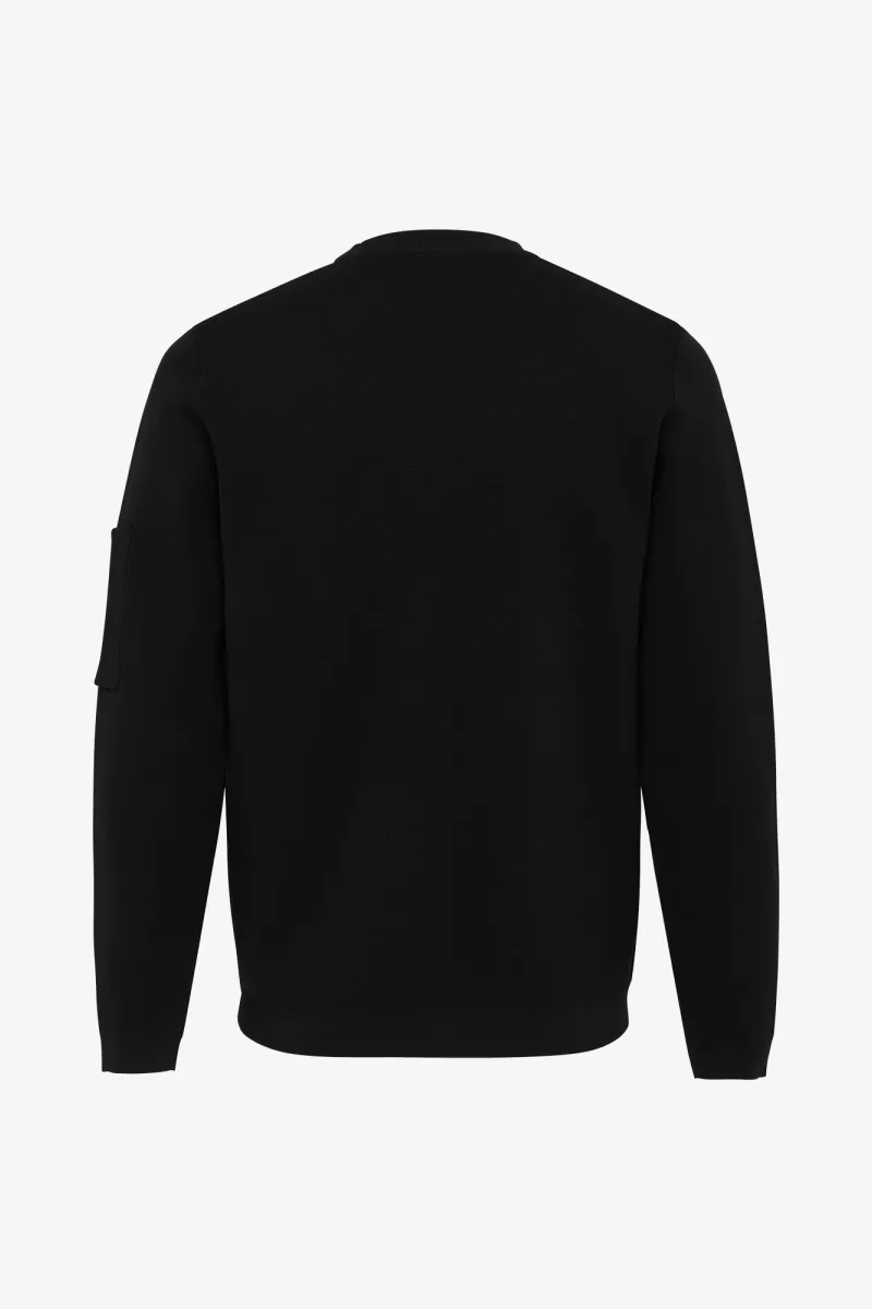 Cool dry Heavy Crewneck | Zwart