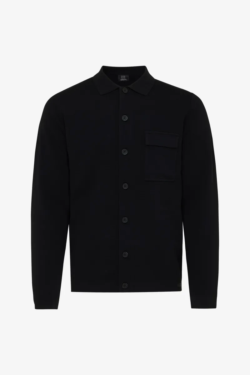 Cool Dry Cardigan | Zwart
