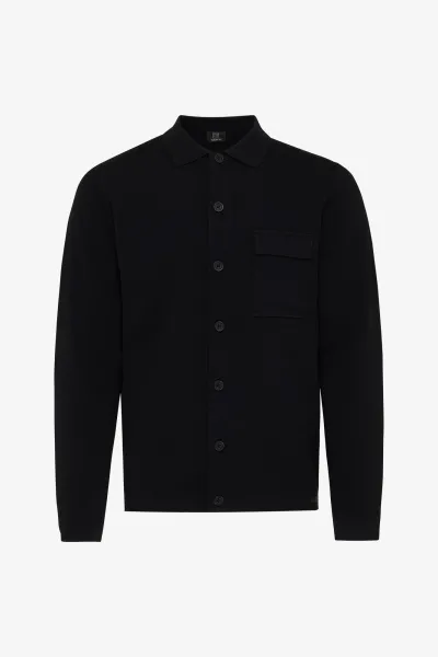 Cool Dry Cardigan | Zwart