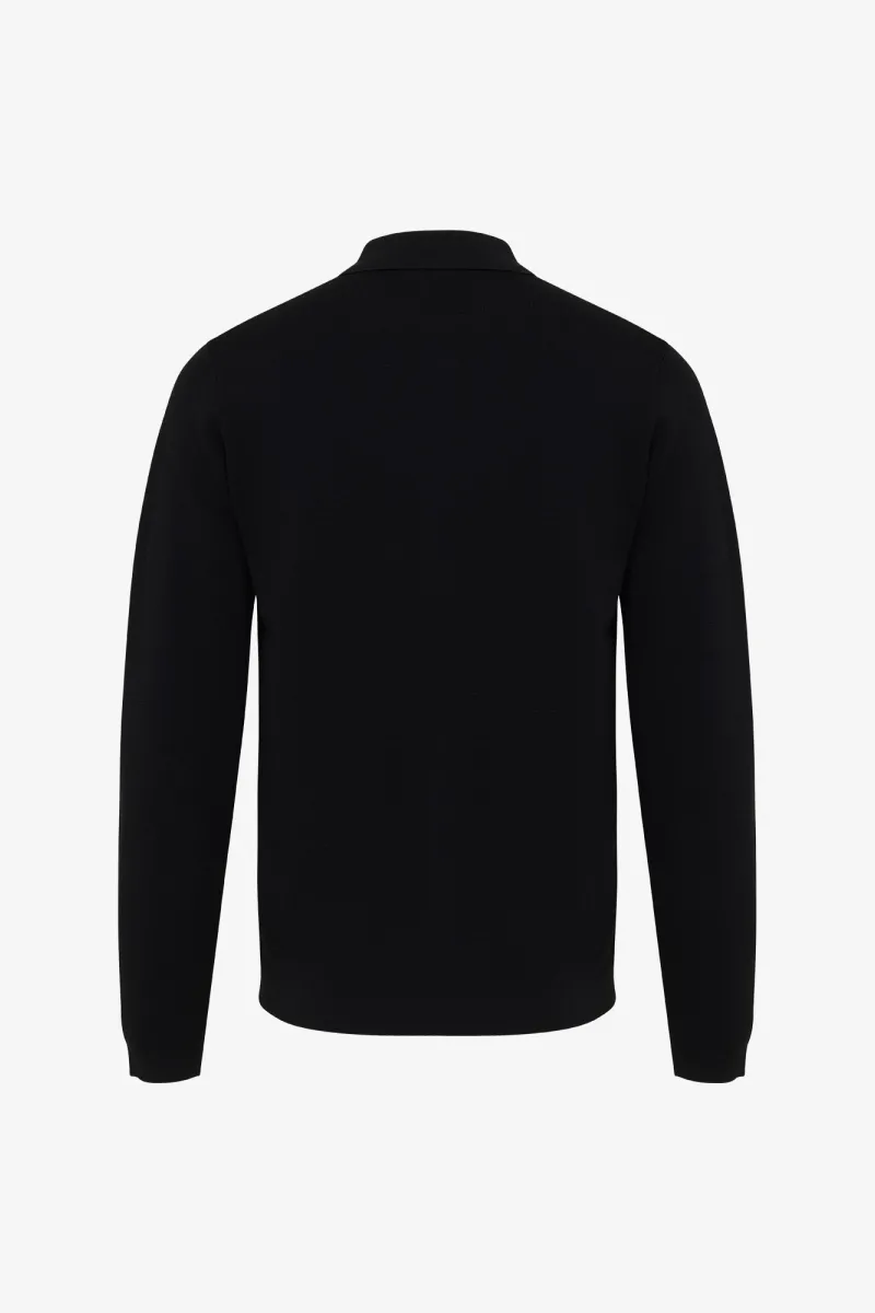 Cool Dry Cardigan | Zwart