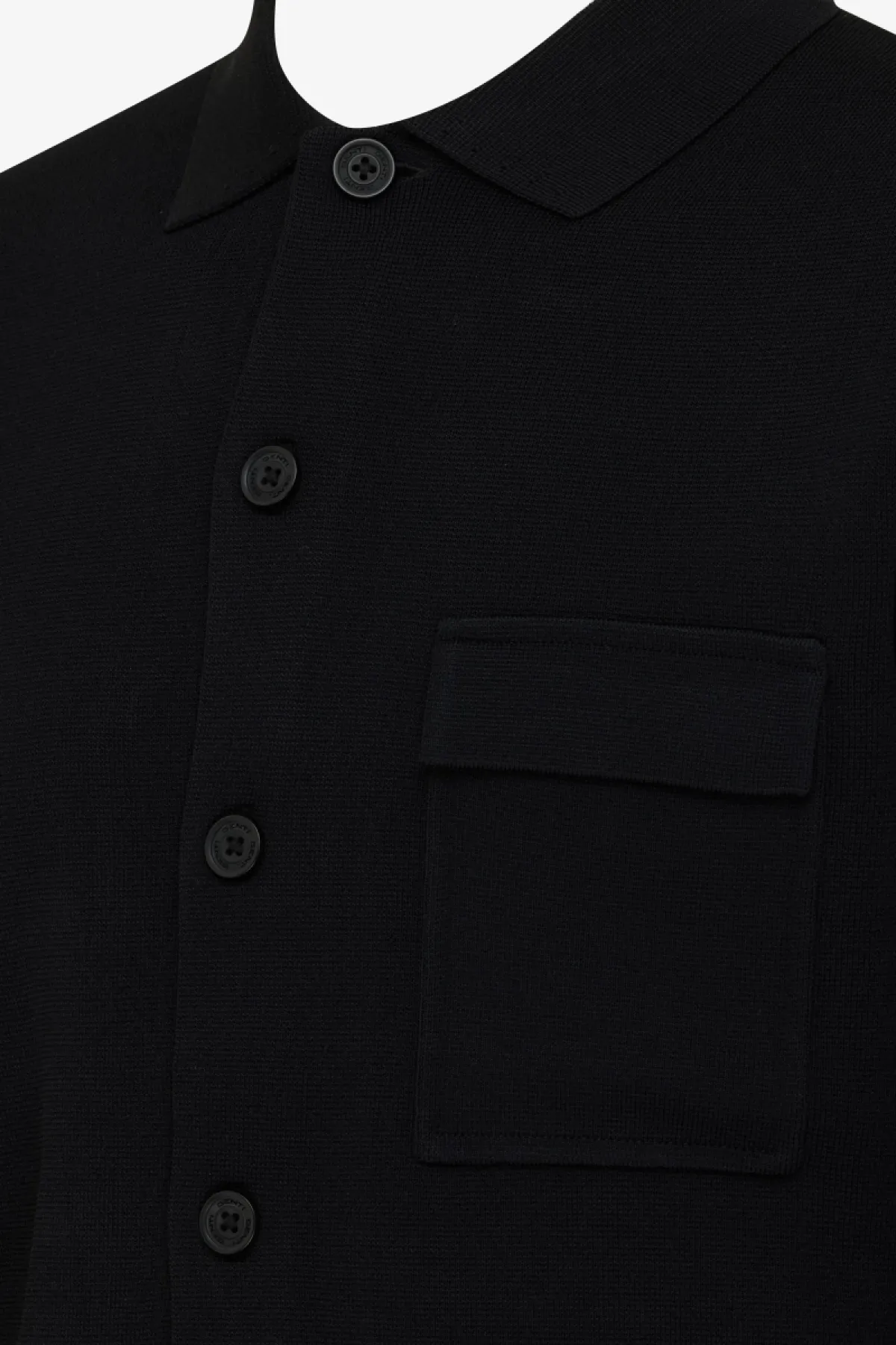 Cool Dry Cardigan | Zwart