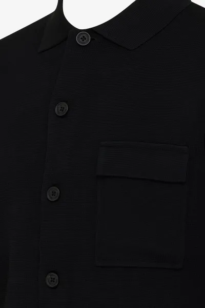Cool Dry Cardigan | Zwart