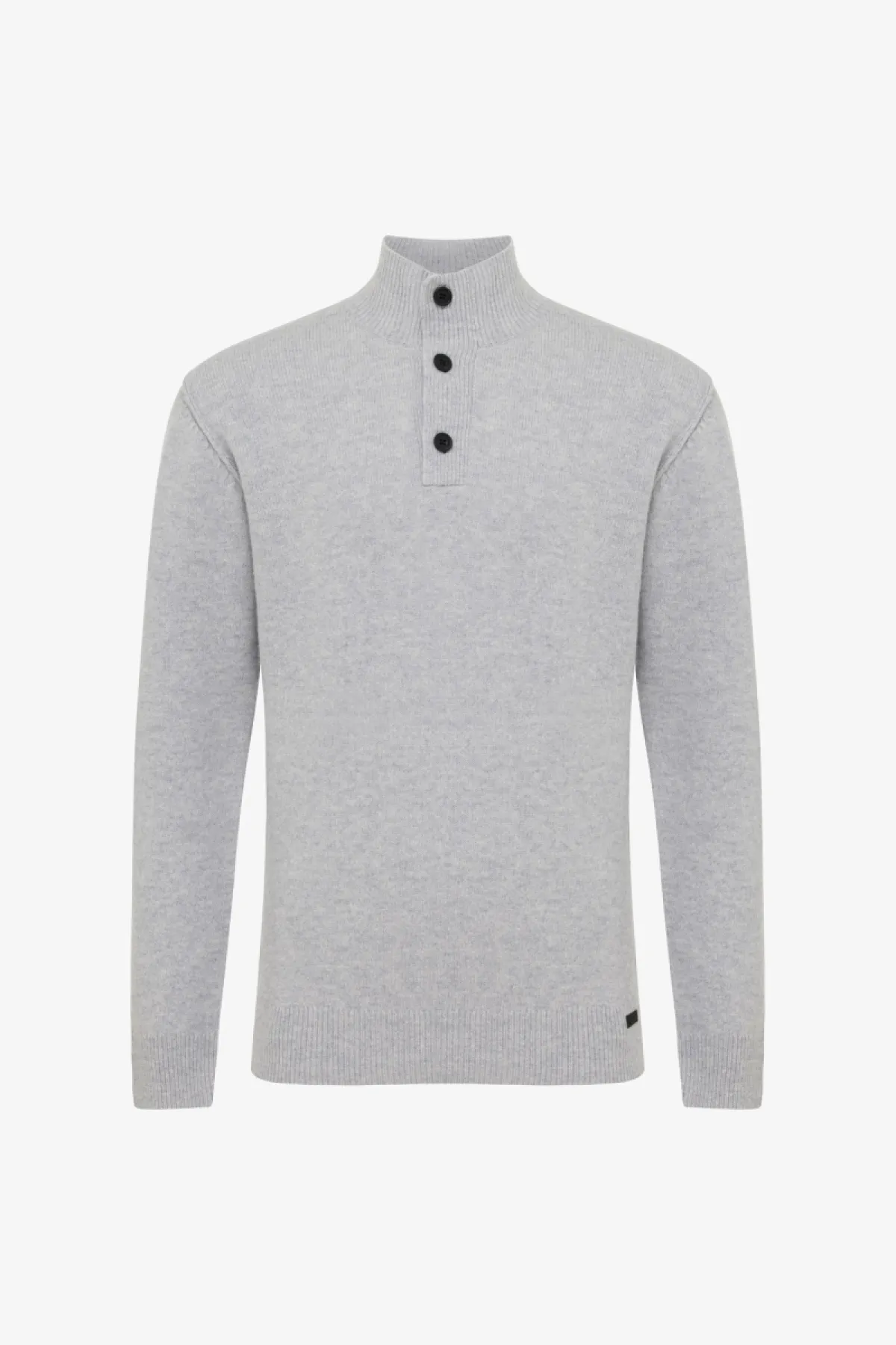 Turtleneck 3 Buttons | Lichtblauw