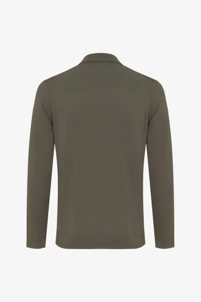 Cool dry Longsleeve Polo | Groen