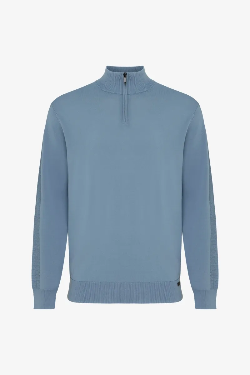Cool Dry Turtle Zip | Lichtblauw