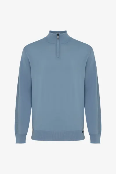 Cool Dry Turtle Zip | Lichtblauw