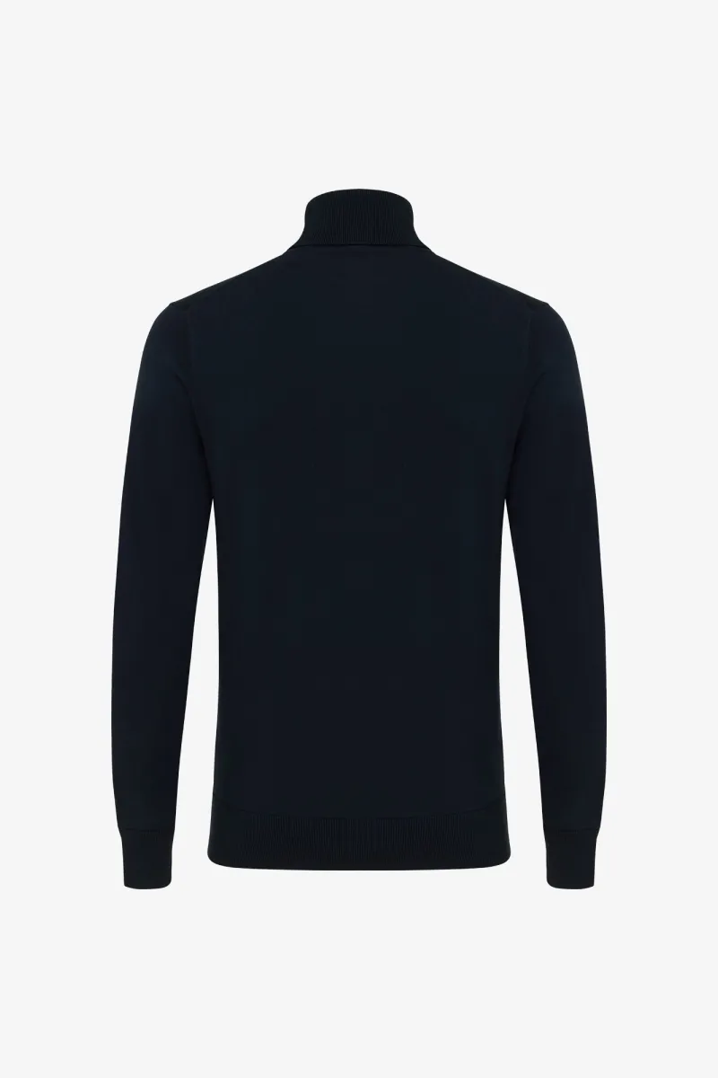 Roll Neck | Donkerblauw