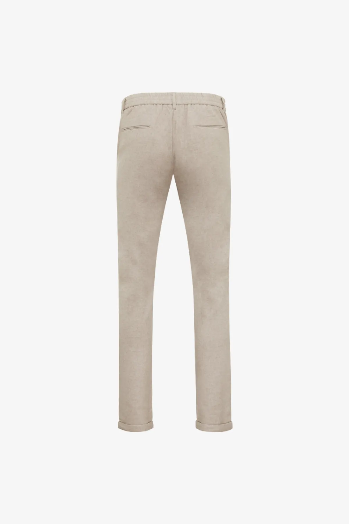 Wool Mix Trousers | Beige