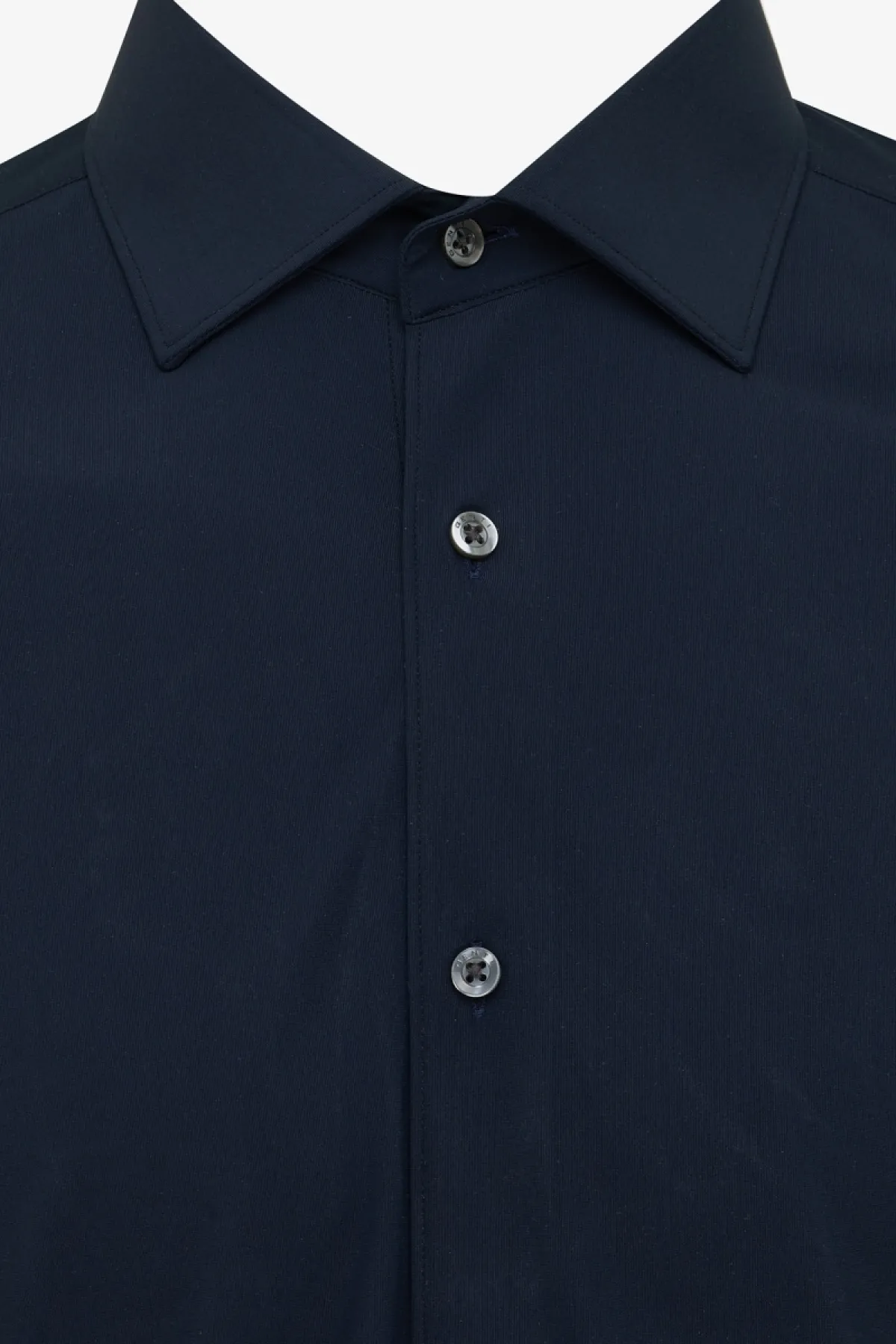Skin Fit Overhemd | Donkerblauw