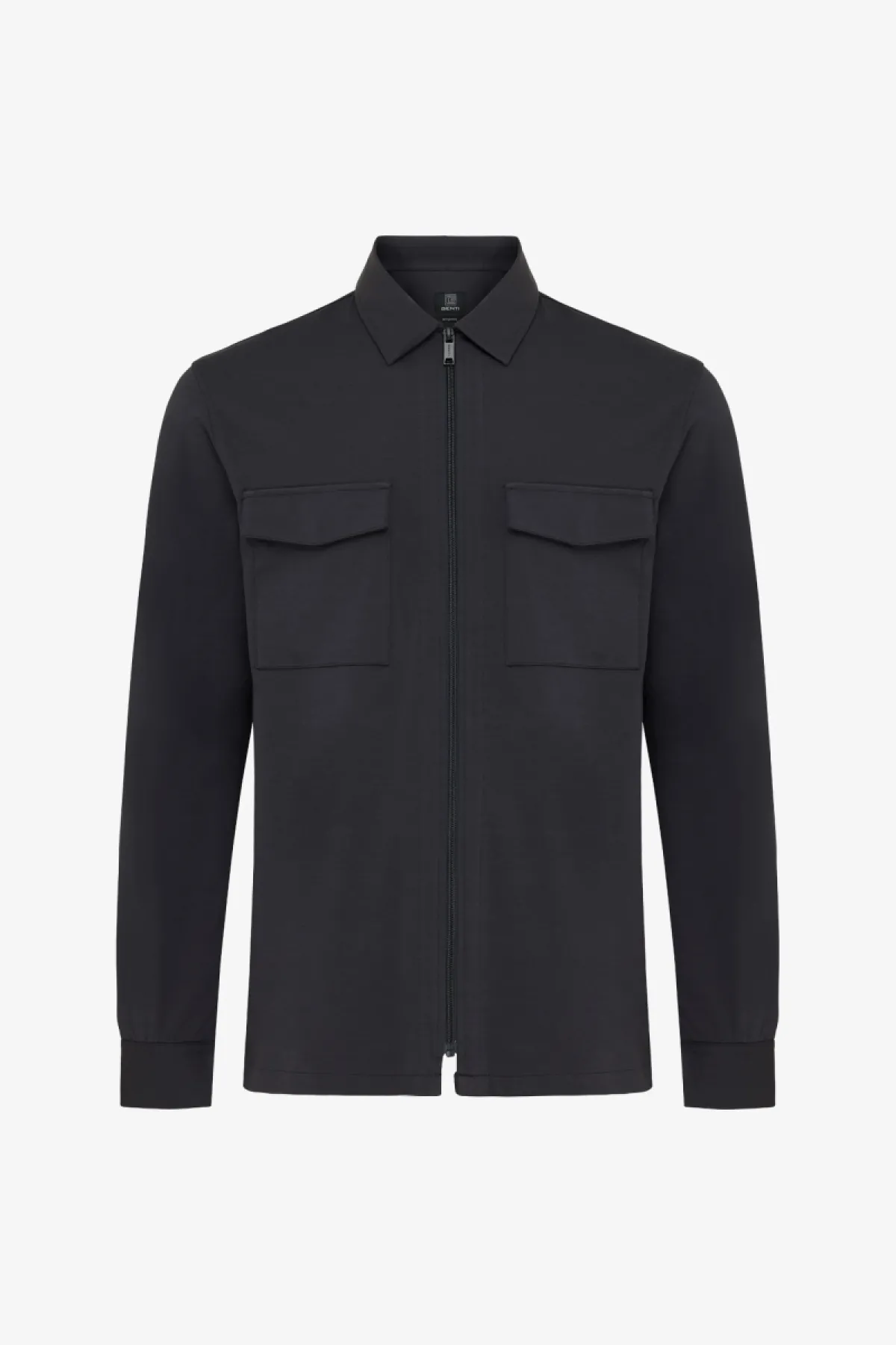 Zip Overshirt | Donkergrijs