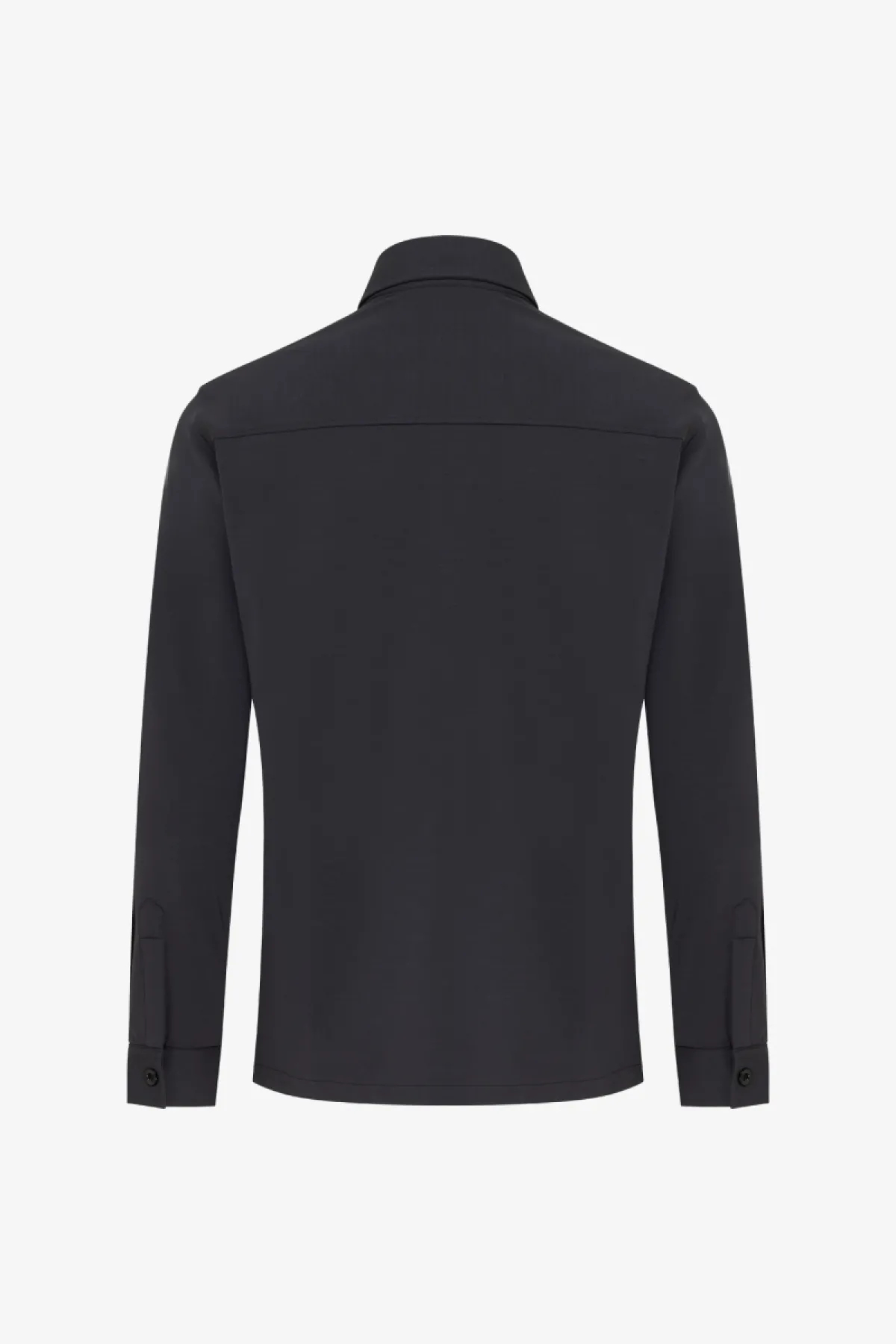 Zip Overshirt | Donkergrijs