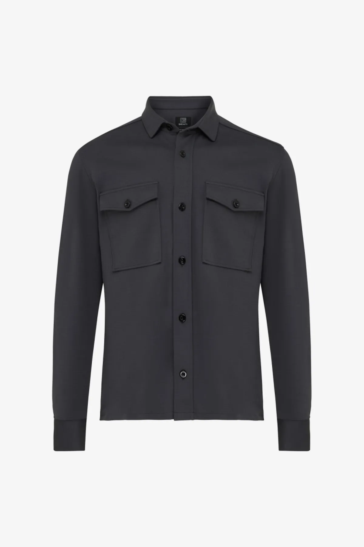 Relaxed Overshirt | Donkergrijs