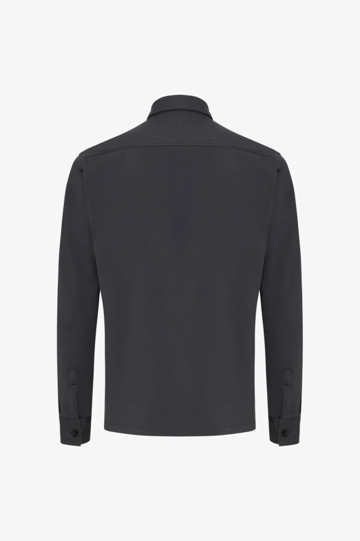 Relaxed Overshirt | Donkergrijs