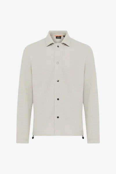 Stretch Overshirt | Beige