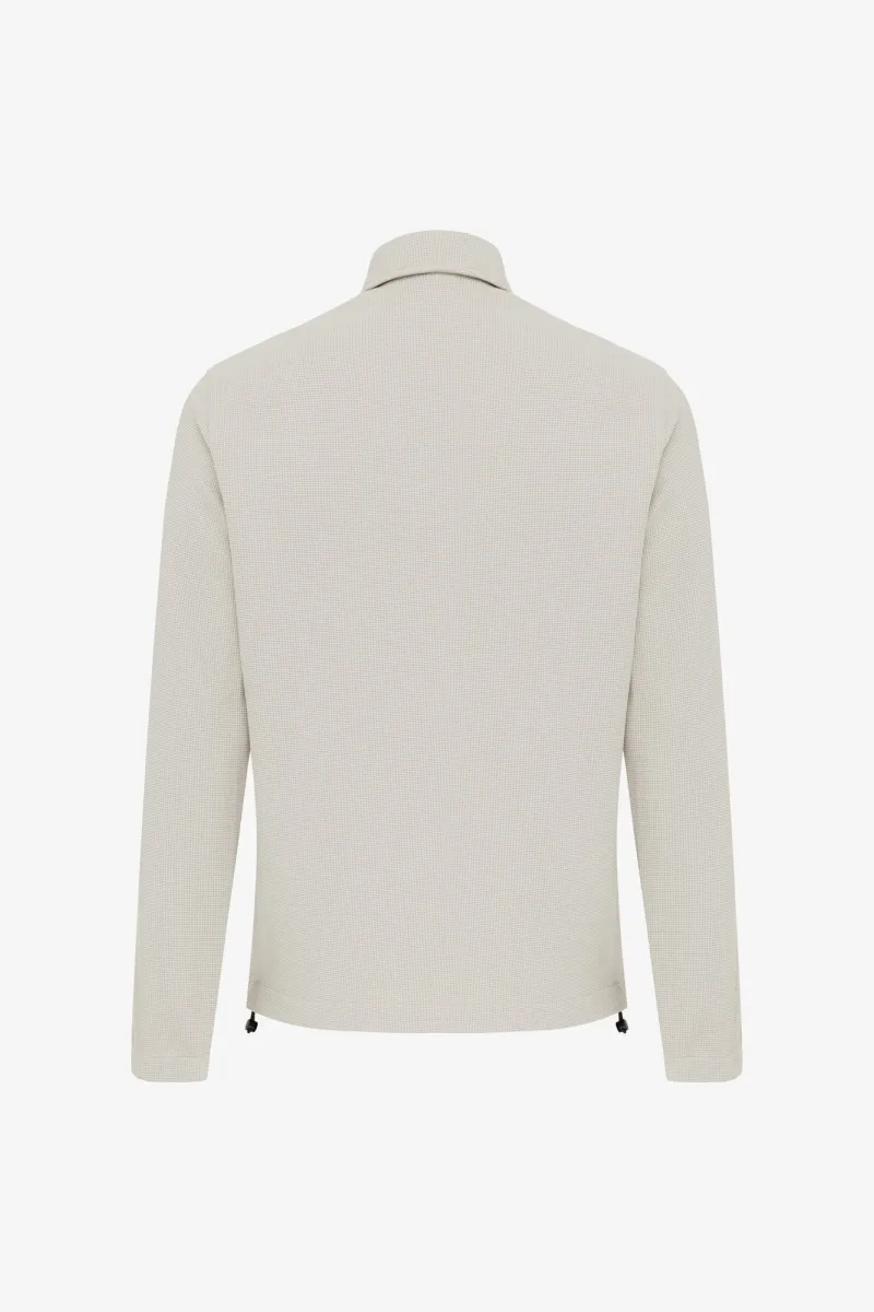 Stretch Overshirt | Beige