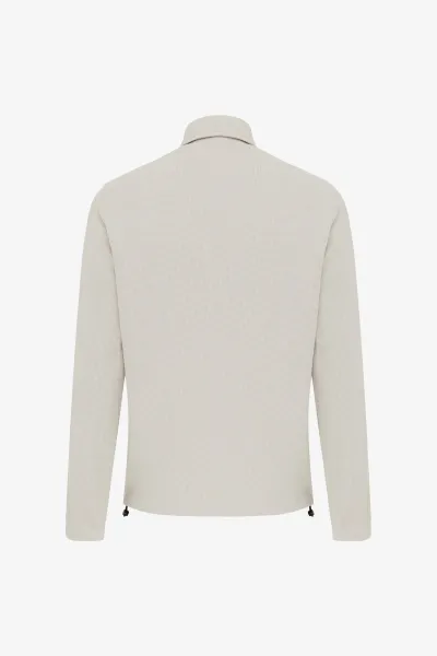 Stretch Overshirt | Beige