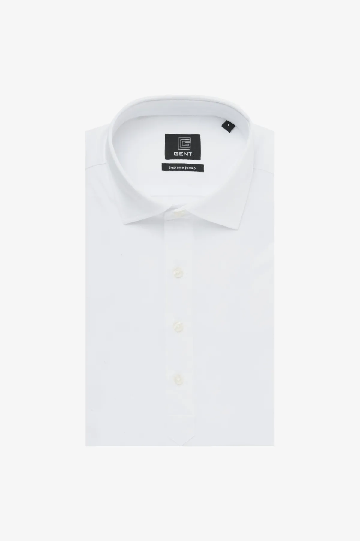 Cotton Blend Overhemd | Wit