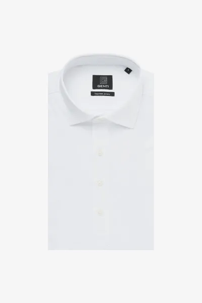 Cotton Blend Overhemd | Wit