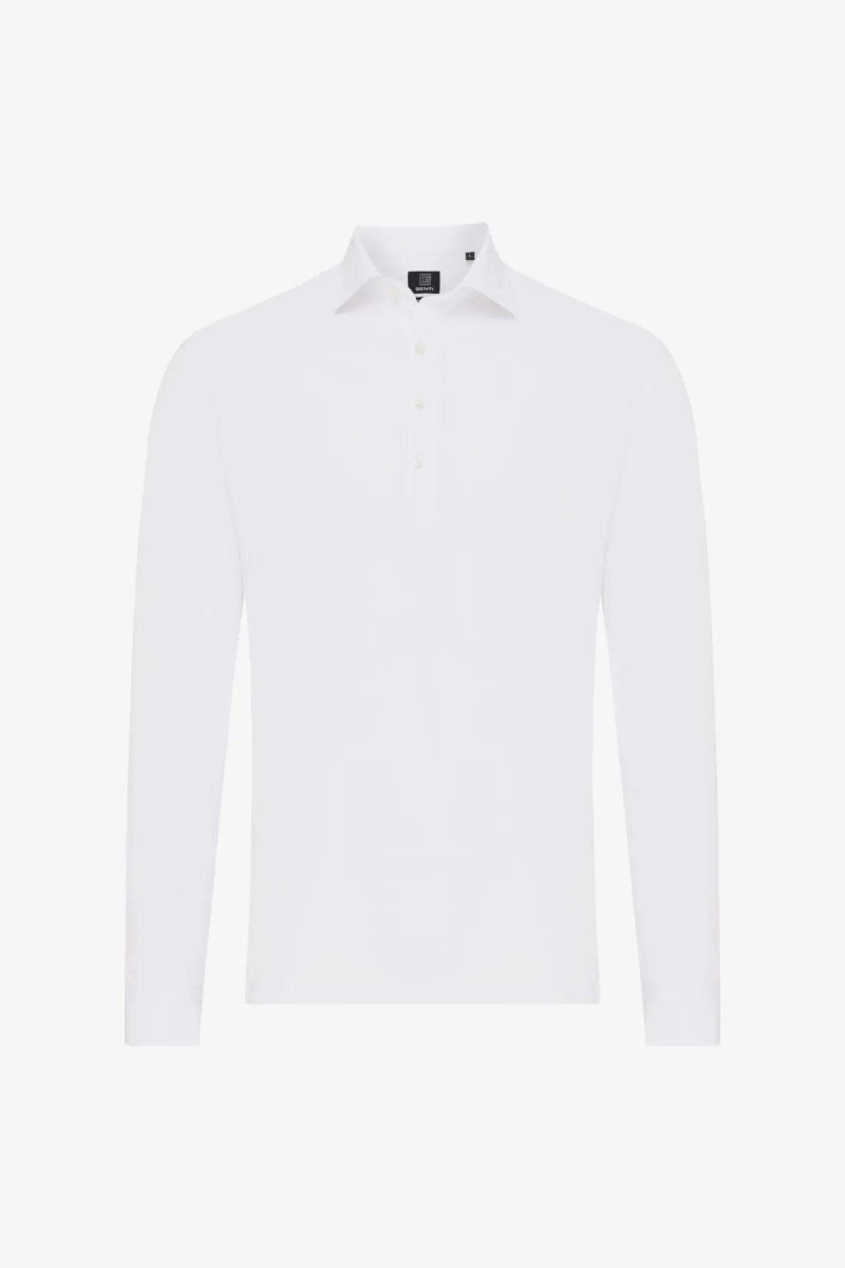 Cotton Blend Overhemd | Wit