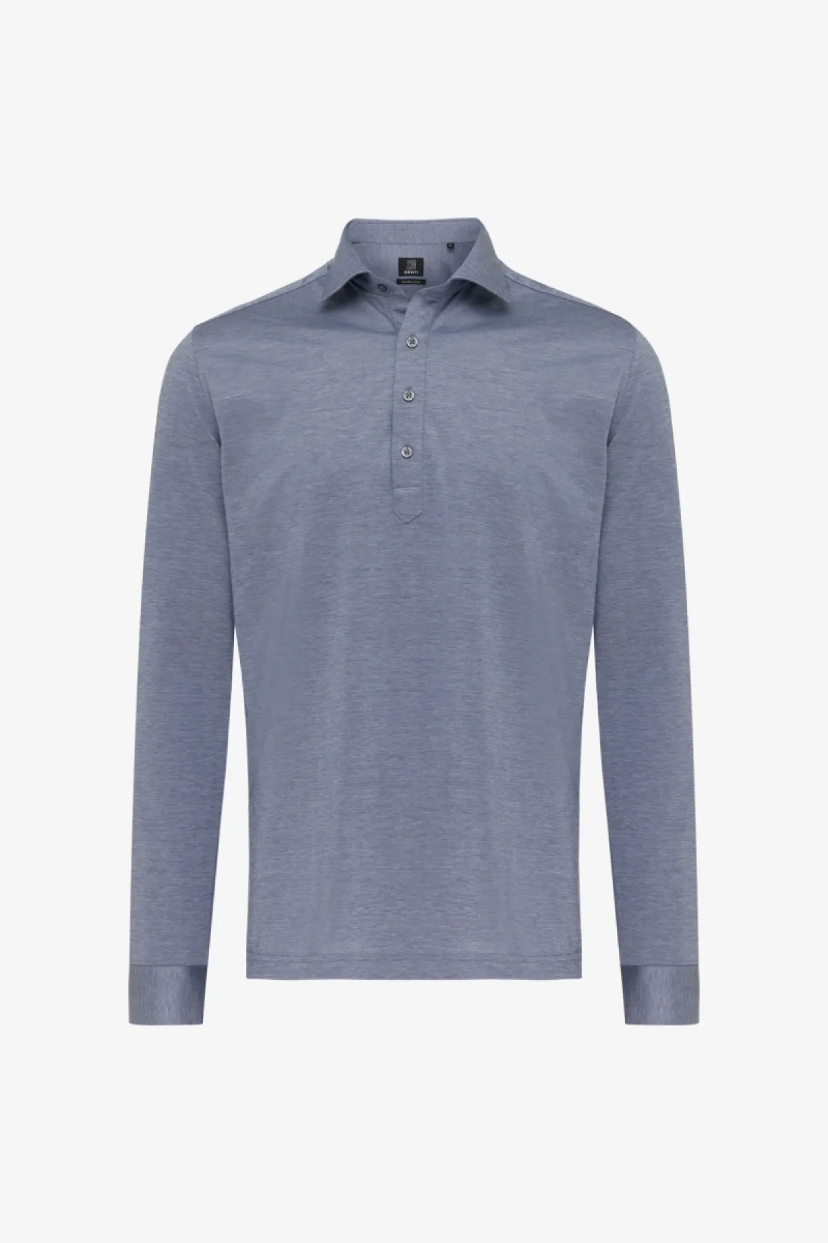 Cotton Blend Overhemd | Blauw