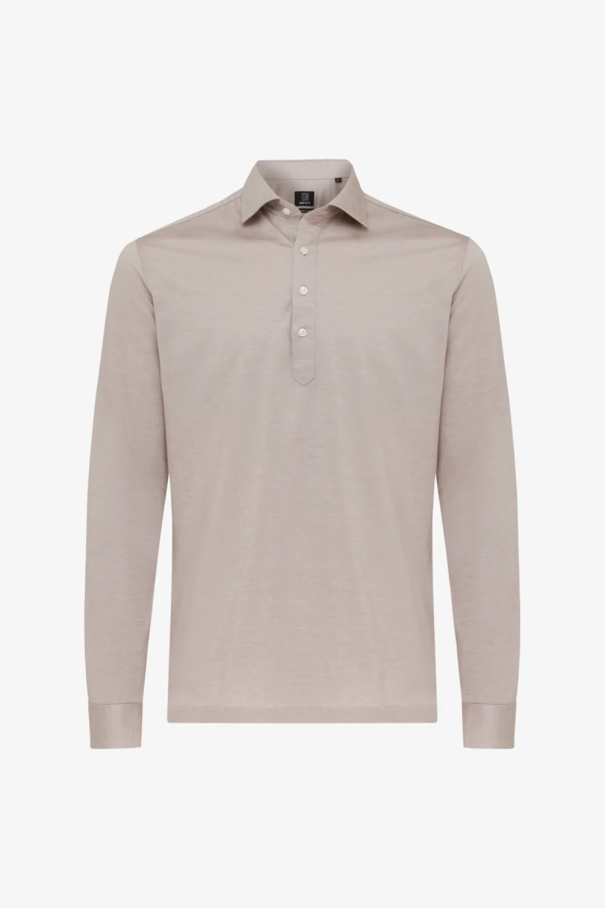 Cotton Blend Overhemd | Beige
