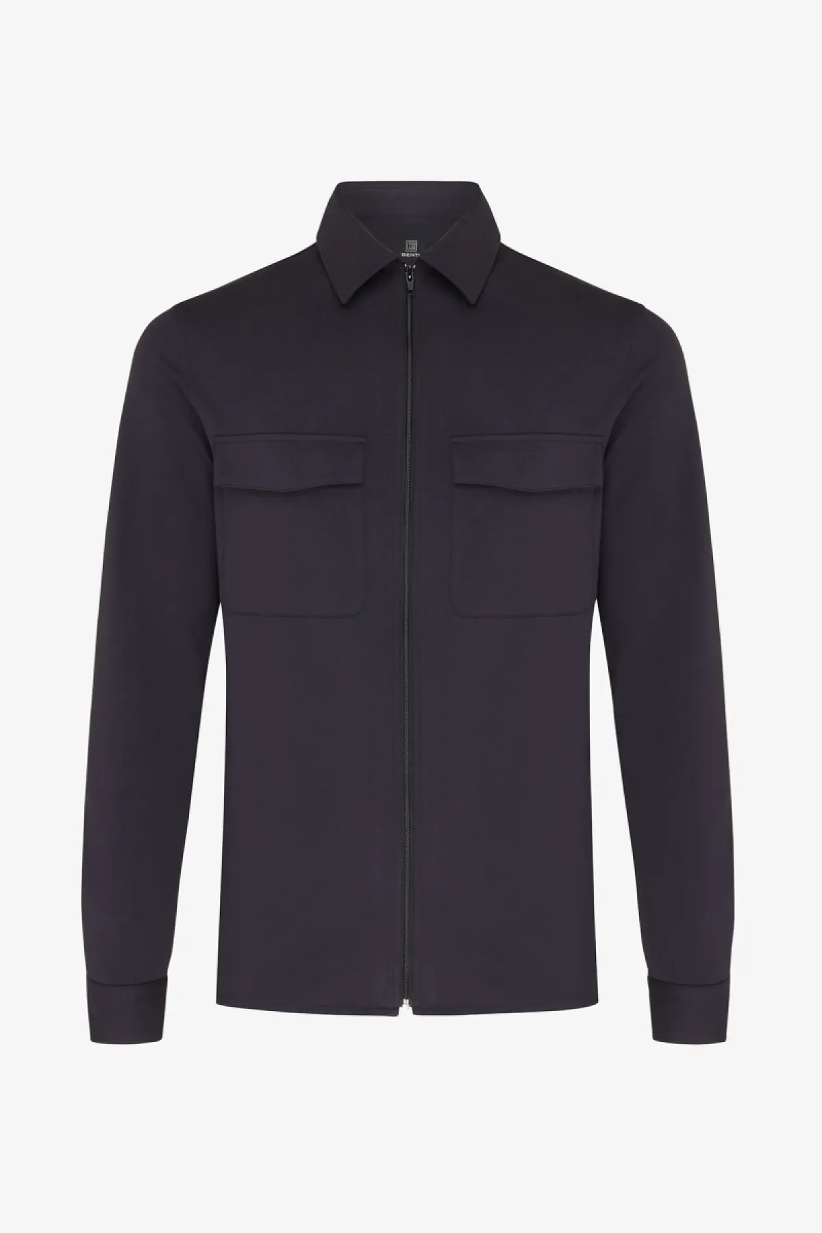 Zip Overshirt | Donkerblauw