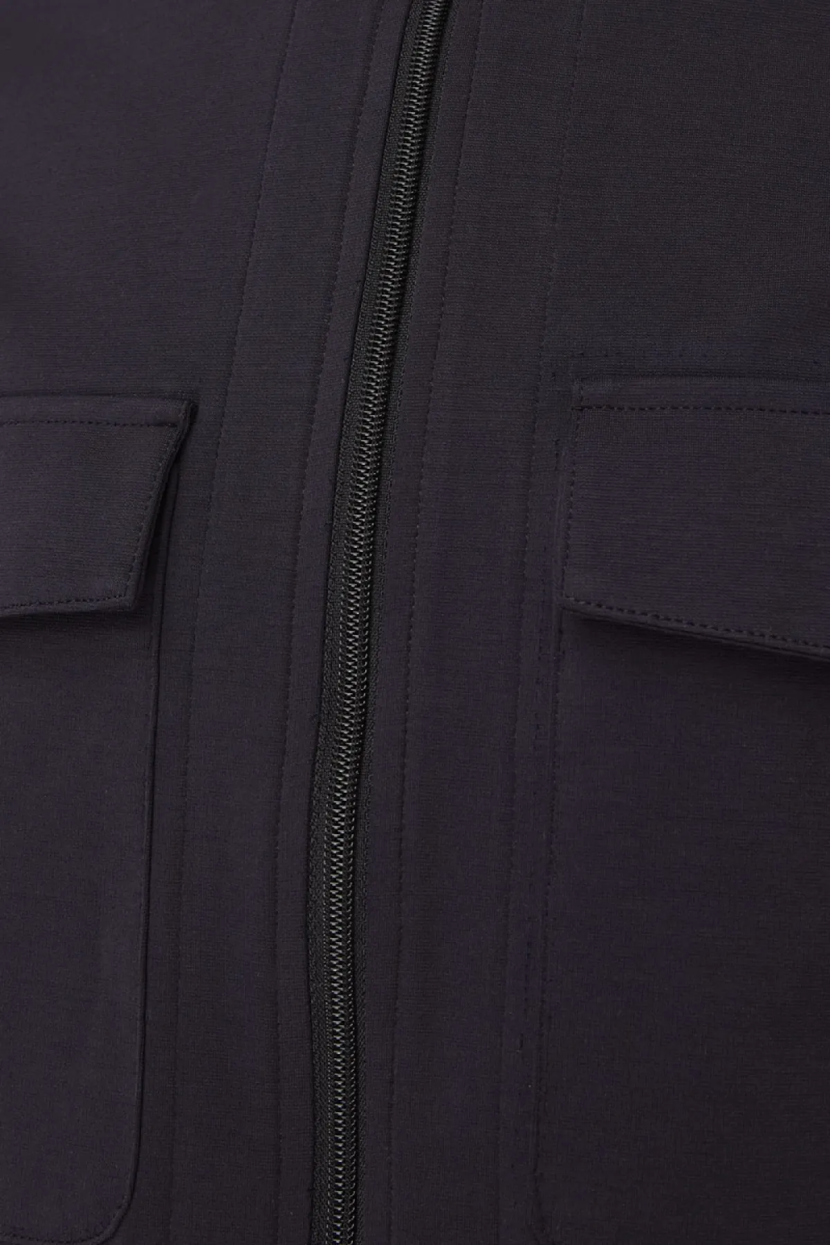 Zip Overshirt | Donkerblauw