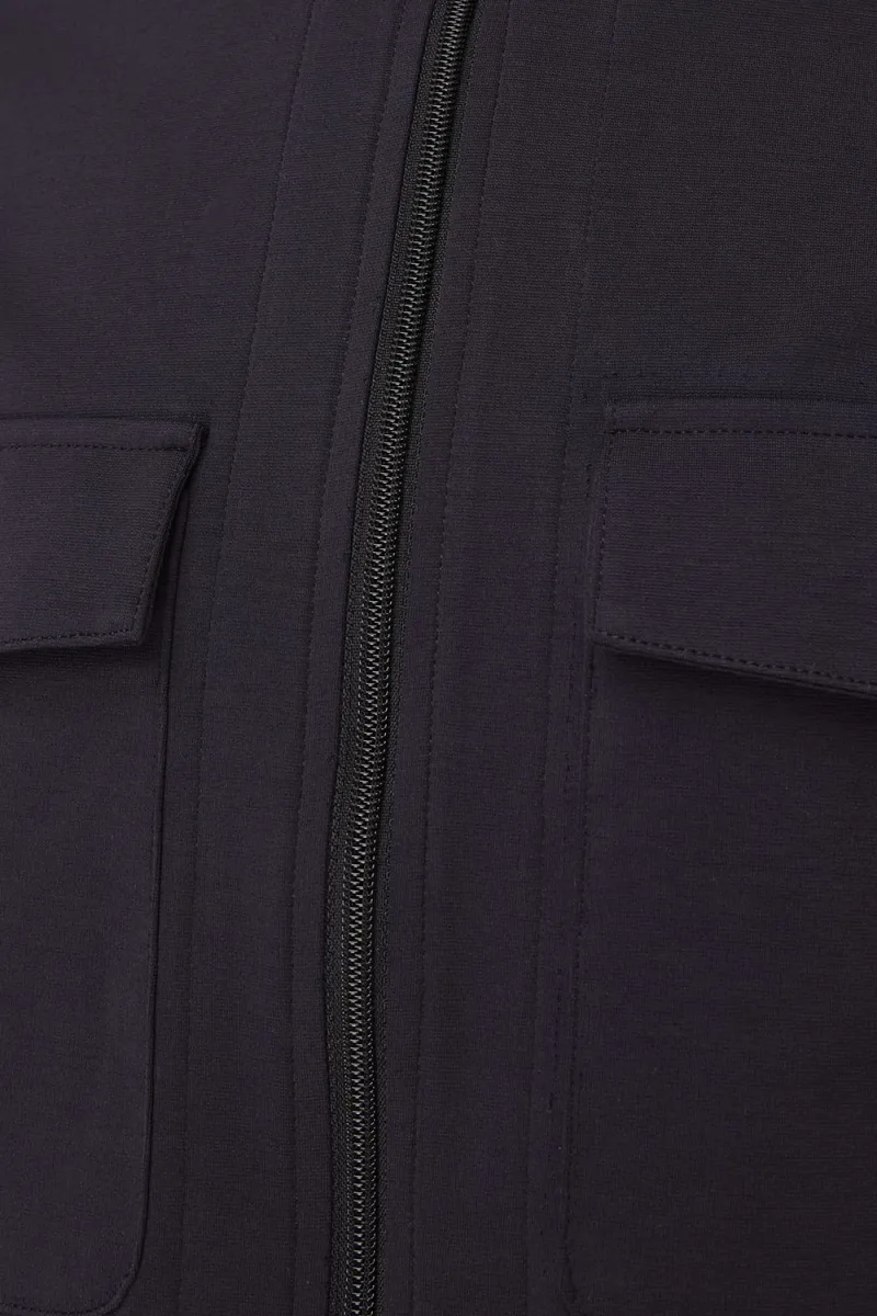 Zip Overshirt | Donkerblauw