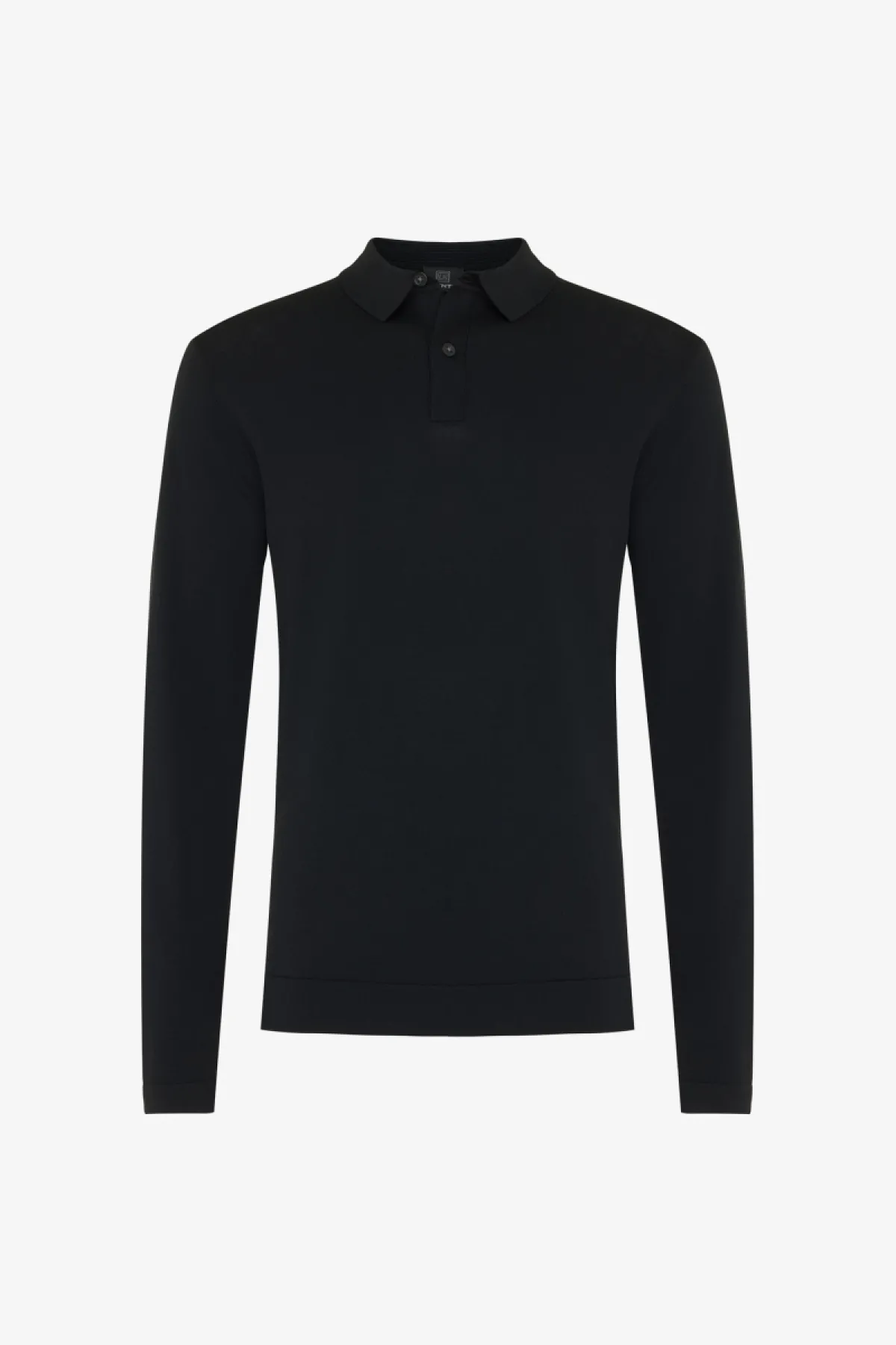 Cool dry Longsleeve Polo | Zwart