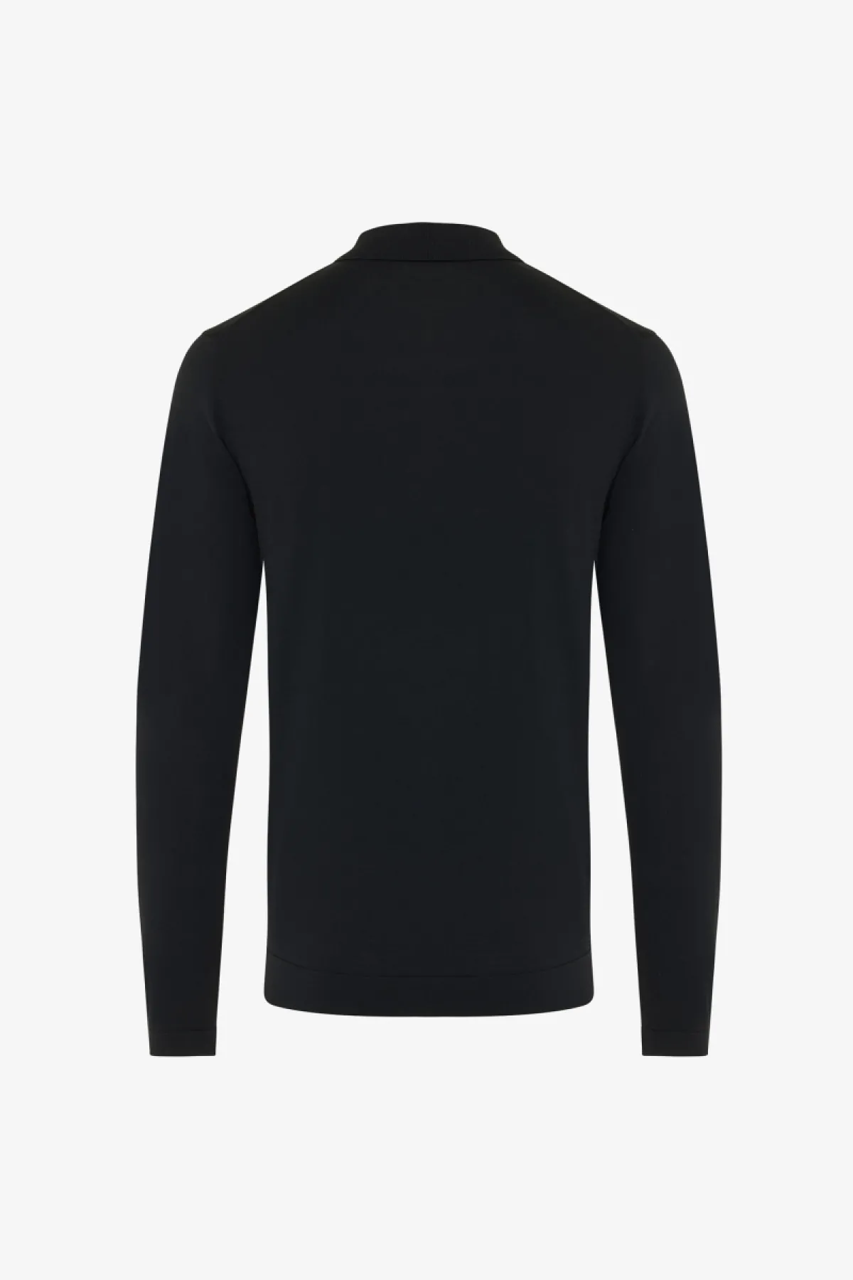 Cool dry Longsleeve Polo | Zwart